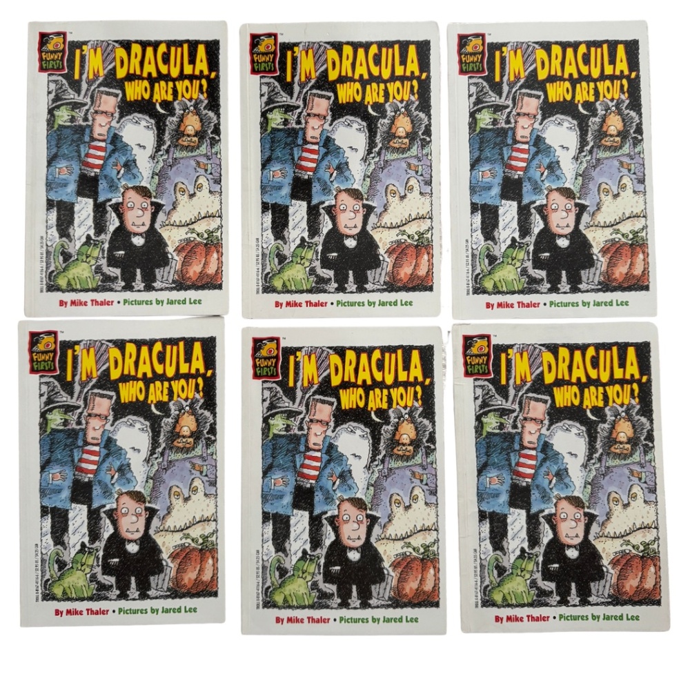 I’m Dracula, Who Are You? (Funny Firsts) – Set of 6 Early Reader Books